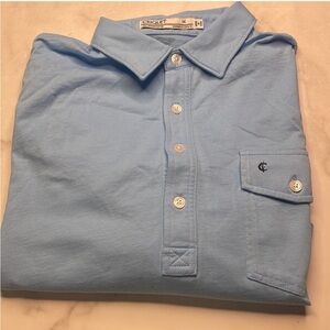 Criquet Players Shirt Polo - Light Blue